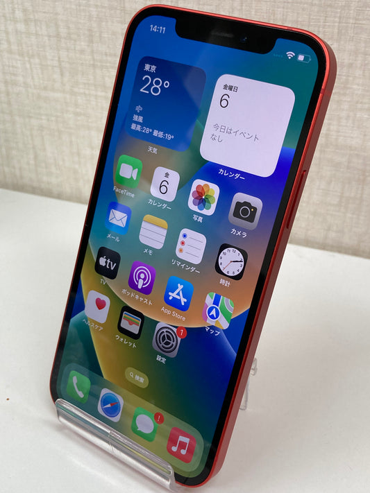 iPhone12（128GB）レッド★バッテリー82％